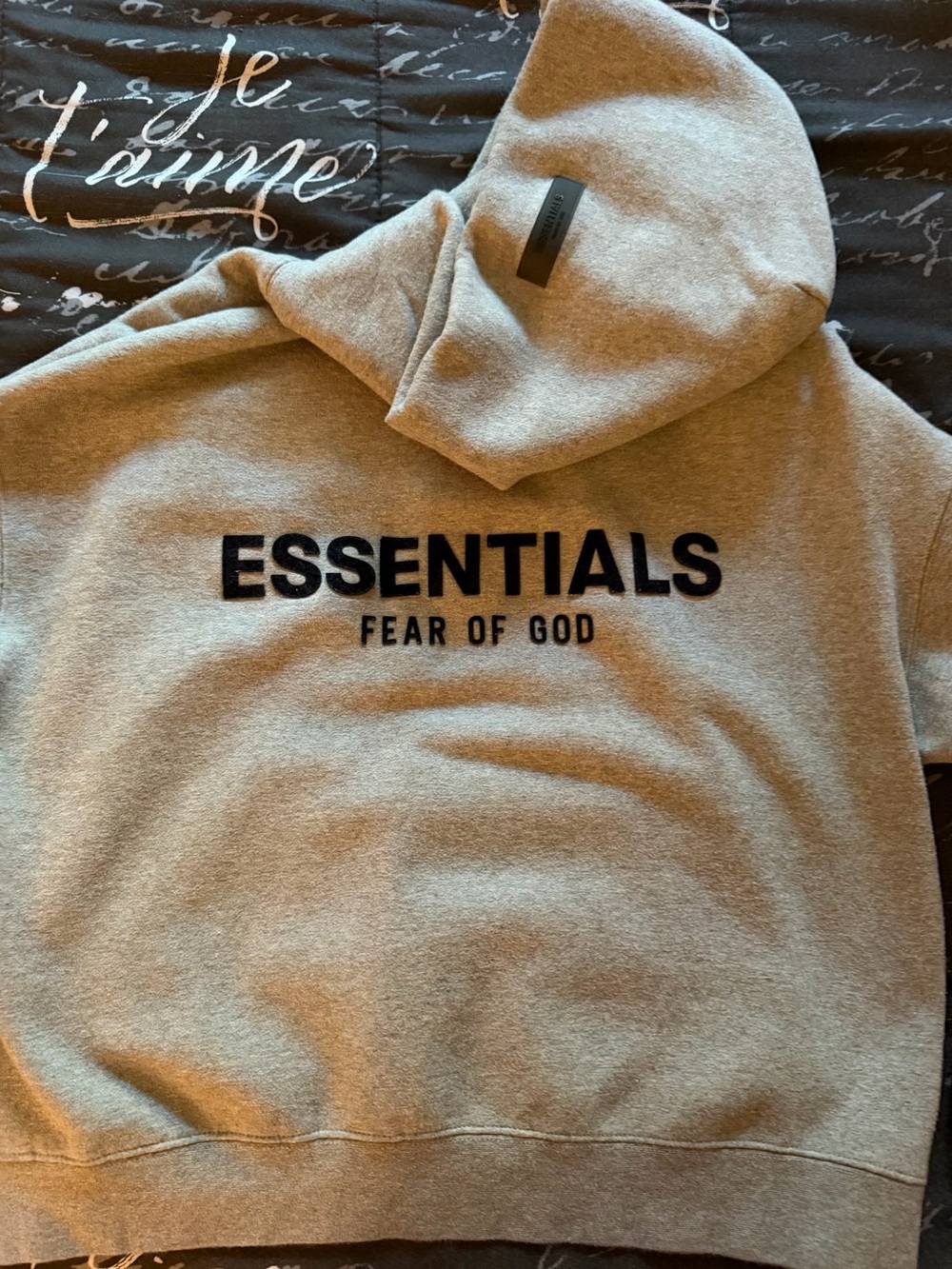 Essentials Men’s Tan Hoodie Sweater